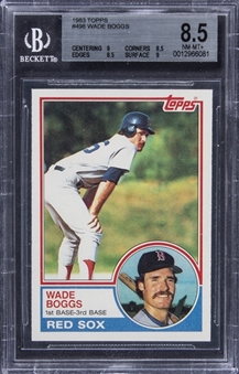 1983 Topps #498 Wade Boggs Rookie Card – BGS NM-MT+ 8.5